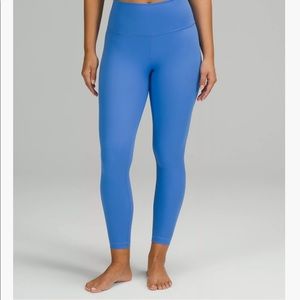 Lululemon Wunder Under Leggings 25” Luxtreme - Blue Nile